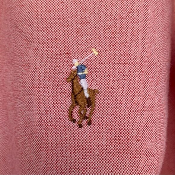 Ralph Lauren Classic fit button down dress shirt red - Picture 3 of 5